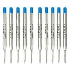10 piezas de recambios de bola Parker Quink tinta azul para bolígrafos de mi tienda - Imagen 1 de 4
