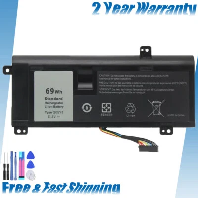 69Wh Akku für Dell Alienware 14 A14 M14X R3 R4 P39G G05YJ ALW14D-5528 5728 - Bild 1 von 4