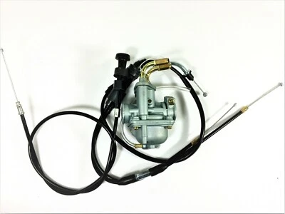 Carburetor & Throttle & Choke Cable For Yamaha PW50 PW50 Y-Zinger 1981-2016 Carb - Image 1 of 4