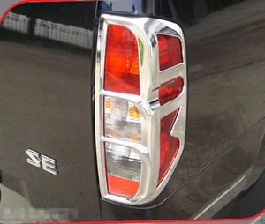 For Nissan Navara D40 05-13 Surround Cover Trim Chrome Tail Light Lamp Rear - Bild 1 von 4