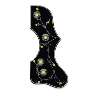 Self-adhesive Thick Acoustic Guitar Pickguard for Right J200 SJ200 Black - Picture 1 of 4