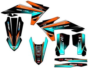 2023-2024 XC SURGE Orange Senge Graphics Kit Compatible with KTM - Picture 1 of 10