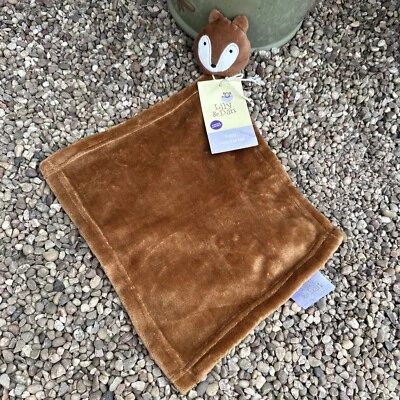 LILY AND & DAN BABY ALDI FOX ANIMAL BABY COMFORTER BLANKET SOFT PLUSH TOY bnwt