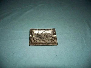 Holley Ross Vintage Ashtray 22K Gold Distinguished China Dish 3.5 x 3 inch - Picture 1 of 2