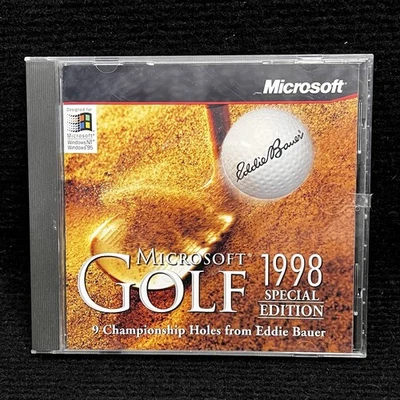 Vintage Microsoft Golf 1998 Special Eddie Bauer Edition for Windows 95/NT Sealed - Image 1 of 4