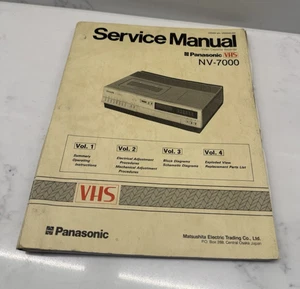 PANASONIC NV-788 VHS Video Cassette Recorder Service Manual rare vintage - Picture 1 of 23