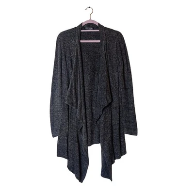Cárdigan Barefoot Dreams Bamboo Chic Lite Acogedor Cascada Envoltura Gris Carbón S/M Foto 1 de 4