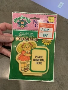 Vintage 1984 Cabbage Patch Kids Birthday Candle NOS - Bild 1 von 3