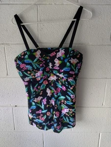 XL Tank Bikini Oberteil Bikini separat mit Blumenmuster - Bild 1 von 4