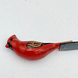 Aprilettere stile vintage plastica cardinale dipinto a mano dettagli stile 7,75 in - Foto 1 di 5
