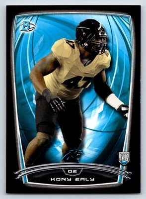 2014 Bowman 36 Kony Ealy Rookies Black   Carolina Panthers Football Card - Image 1 of 2