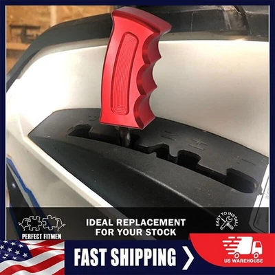 Pistol Grip Shift Knob Shifter Red For Can-Am Outlander 400 450 500 800 1000 4x4 - Image 1 of 4
