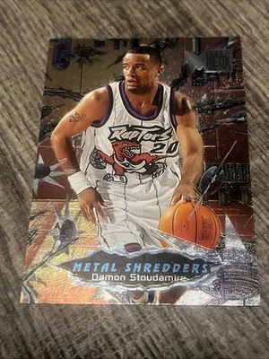 Damon Stoudamire 1996-97 Fleer Metal Shredders Baloncesto #247 Toronto Raptors Foto 1 de 2