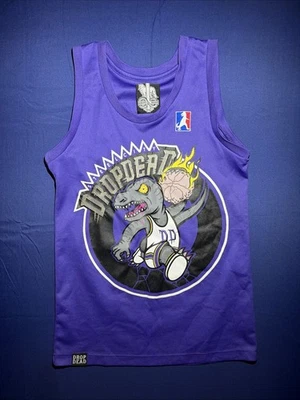 Men’s Drop Dead Steel City Raptor Basket Ball Jersey Purple Size Small  - Image 1 of 4