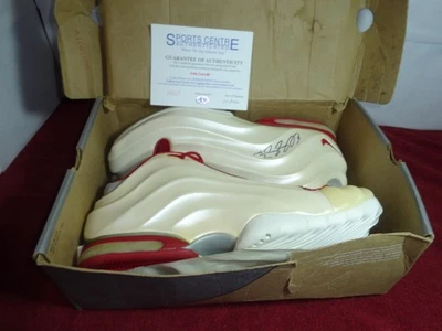 NIKE ALPHA PROJECT EDDY CURRY AUTOGRAPH CHICAGO BULLS 17 SIGNED BASKETBALL SHOES - Image 1 of 4