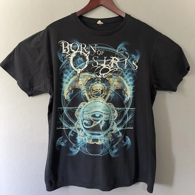 Vintage Born of Osiris Band T-Shirt XL - Deathcore Metal Tee Bay Island Tag Rare - Image 1 of 4