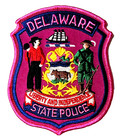 DELAWARE STATE POLICE BREAST CANCER AWARENESS PINK PATCH (PK)