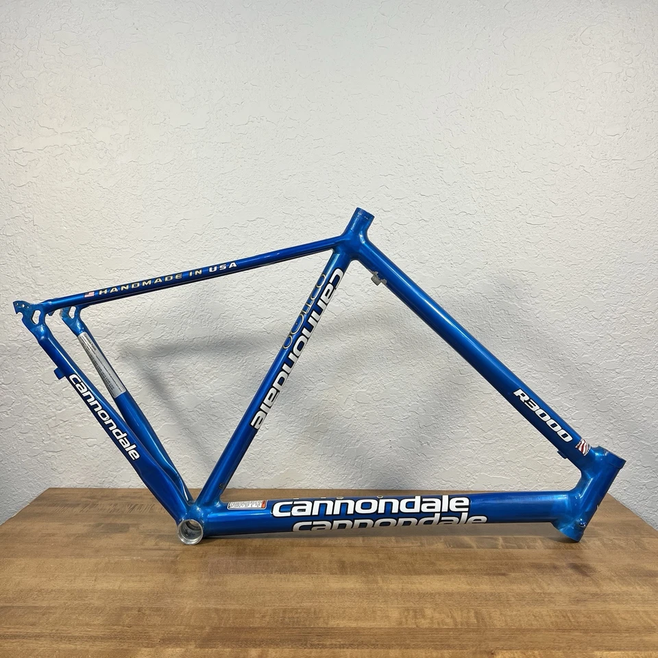 Cannondale Optimo R3000 Frame Set 54cm Blue Made In USA - Image 1 of 4