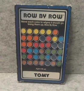 VINTAGE 1982 TOMY HANDHELD GAME ROW BY ROW IN BOX 7094 (m) - Bild 1 von 6