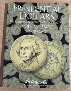 2012-2016 Presidential Dollar Coin Folder H E HARRIS 2278  Vol. Il P&D 2012-2016 - Picture 1 of 6