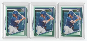 Carson Benge 2025 Donruss Rated Prospects #158 3 card lot w/sleeves - Picture 1 of 2