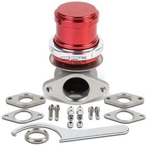 UNIVERSAL EXTERNAL 38MM TURBO 5" 2-BOLT WASTEGATE BYPASS EXHAUST+SPRING RED - Picture 1 of 5