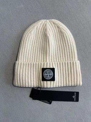Stone Island Men’s Beanie Hat - Beige - One Size - Brand New with Tags