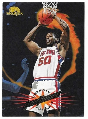 1995-96 Skybox Premium Basketball Otis Thorpe Card #170 Detroit Pistons - Image 1 of 2