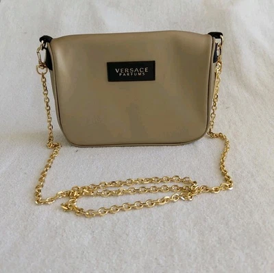 Versace Frangrance Gold Shoulder Crossbody Handbag - Image 1 of 4