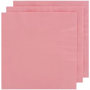 Light Pink Party Napkins - Lunch 2 ply Pk100 - Picture 1 of 1