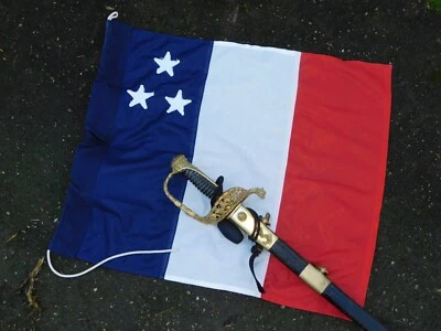 RARE ANCIEN PAVILLON VICE  AMIRAL -  MARINE NATIONALE  - taille n°7 - Photo 1/4