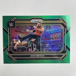 2023 Panini Prizm WWE Josh Briggs Green Prizm #64 - Picture 1 of 2