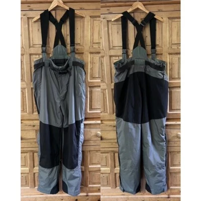 Baberos de nieve de nailon altos Cabela's 2XL con tirantes aislados gris Goretex XXLT para hombre Foto 1 de 4