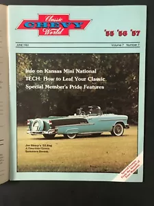 Classic Chevy World Magazin Juni 1981 Band 7 Nr. 7 - Bild 1 von 2
