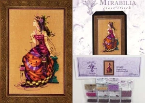 MIRABILIA Cross Stitch PATTERN & EMBELLISHMENT PACK Gypsy Queen MD142 - Picture 1 of 1