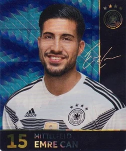 Rewe DFB Sammelkarten Fußball WM 2018 Russia Nr. 15 Emre Can Glitzer Bild NEU - Picture 1 of 1