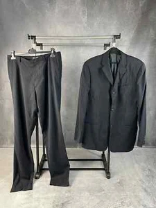 Dolce & Gabbana luxury black classic mens formal suit size 36/50 - Picture 1 of 22