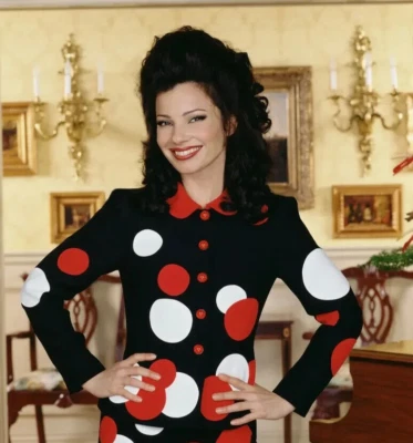 Moschino NAVY ORANGE CIRCLE POLKA DOT Blazer Jacket FRAN DRESCHER USA 8 DEFECTS - Image 1 of 4