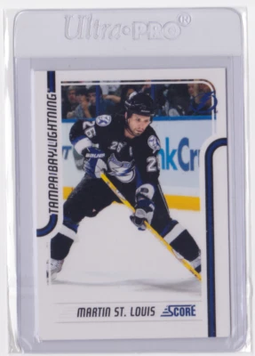 2011-12 PANINI SCORE GLOSSY BASE PARALLEL MARTIN ST. LOUIS #412 LIGHTNING - Image 1 of 2