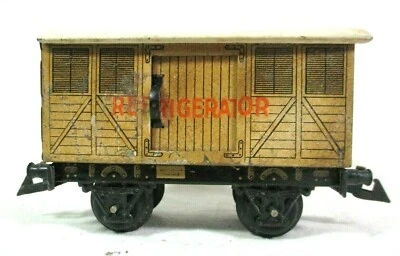 Bing Refrigerator Car 4 Wheel O Scale Reefer Model Railway Freight Train B69-47 - Image 1 of 4