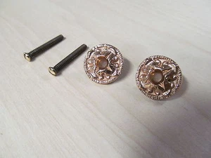 National Cash Register Reproduction Red Brass Rosettes - Picture 1 of 1