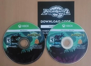 Psychonauts 2 Xbox Series X und Xbox One GETESTET 100 % FUNKTIONIERENDE DISCS NUR - Bild 1 von 2