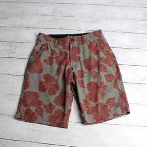Trunks Multi Functional Boy's Shorts Size M Gray Floral Casual Swim - Picture 1 of 6