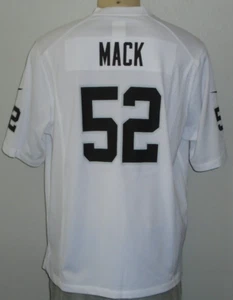 Camiseta deportiva de fútbol americano blanca Nike NFL Khalil Mack #52 Las Vegas Raiders para hombre XL - Imagen 1 de 8