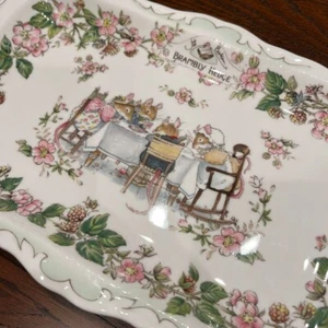 Royal Doulton Brambly Hedge Sandwich Tray Long Plate Used - Picture 1 of 5