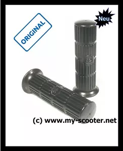 PIAGGIO Vespa Lenkergriffe Lenker Griffe schwarz 135/24mm, PK 50 80 125 S XL XL2 - Picture 1 of 1