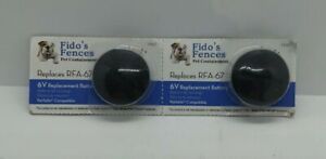 Fido's Fences 2-Pack Compatible RFA-67 Battery  NEW Compatable with PetSafe 