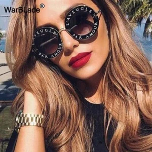 Runde Sonnenbrille im Retro-Stil - Bienengestell Sonnenbrille Damen Mode Brille 1 Stck. - Bild 1 von 19