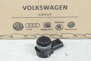 VW Golf 7 Var 14- Sensor Einparkhilfe Geber schwarz matt ORIGINAL NEU - Foto 1 di 1