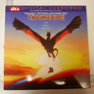 12" LaserDisc - Dragonheart (1996) [43207] - DTS Digital Surround Ultra Rare LD